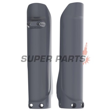 Протектори за предница (колове) -POLISPORT- сиви, HUSQVARNA TE, TX 150/250/300 2016-2023