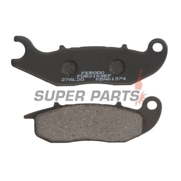 Накладки -FERODO- FDB2169EF, Honda CBF 125 2009-2015