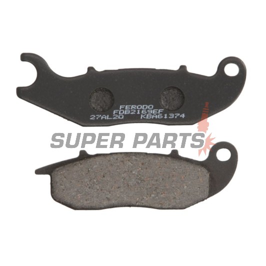 Накладки -FERODO- FDB2169EF, Honda CBF 125 2009-2015