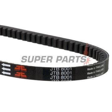 Ремък -JT- JTB8001, 798x17mm, Adly atv 50 2007-2009, Atala Hacker 50 1999, Benelli 491 50 2003-2004, Naked 50 2003-2006, Garelli GSP 50 2009-2012, Raider 50 2010-2012, Vip 50 2006-2008, XO 50 2010