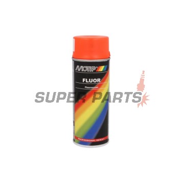 Флуоресцентна боя -MOTIP- червена / оранжева, 400ml