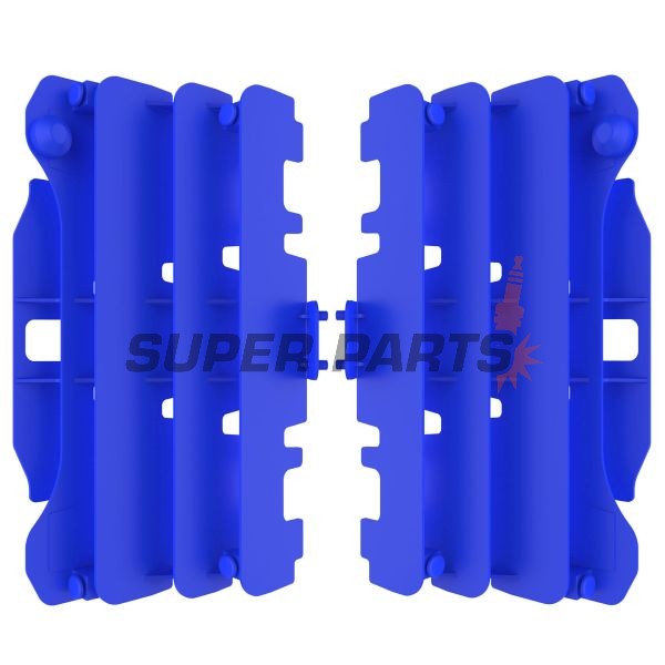 Протектори за радиатор -POLISPORT- син, YAMAHA YZ 250/450 2007-2009