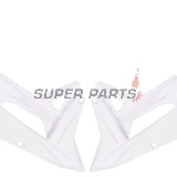 Предни странични пластмаси -POLISPORT- бели, HONDA CRF 450 2022-2023