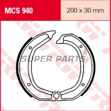 Накладки (челюст) -TRW- MCS940, 200x30mm, BMW R45/R50/R60/R75/R80/R90 series (1969-1985)