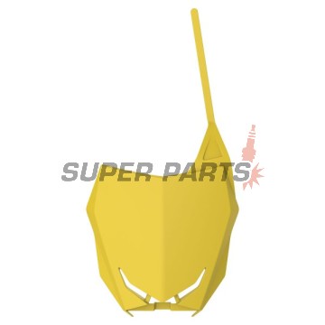 Мотокрос маска/табелка за номер -POLISPORT- жълта, SUZUKI RM-Z 250/450 2018-2023