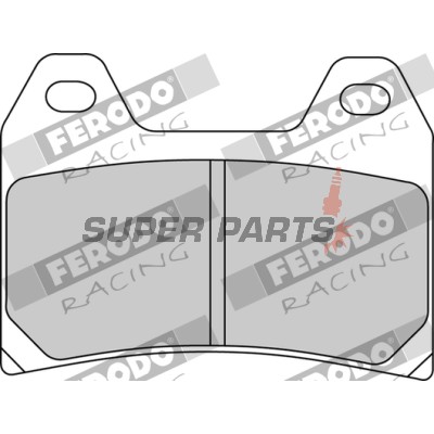 Накладки -FERODO- FDB2042EF, Aprilia Pegaso / RSV / Falco / Dorsoduro / Tuono, Benelli Tornado / TnT / TreK, BMW F / G / R nineT, Ducati Monster / Multistrada / SS / ST / Streetfighter, Husqvarna SM / Nuda / Svartpilen, KTM Adventure / Duke / LC4 / Super