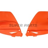 Задни странични пластмаси -POLISPORT- оранжеви, KTM EXC, SX 125-300 2001-2003