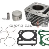 Цилиндър и бутало комплект -MOTORIX- 57mm, Suzuki GN 125cc
