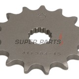 Преден пиньон -JT- JTF564,15, 15 зъба, Gas Gas EC 125 2003-2015, Yamaha DT 200 1989-1995, WR 125 1998, WR 200 1991-1993, XVS 125 2000-2004, YZ 125 1987-2004