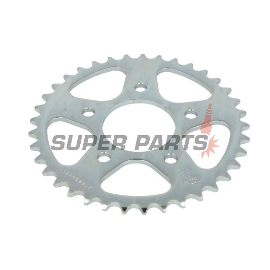 Заден пиньон -JT- JTR254,37, 37 зъба, стоманен, Honda CBF 250 2004-2006, CBX 250 2001-2004