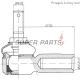 Външен кормилен накрайник -4 RIDE- Honda TRX 250-700 1986-2014, Kawasaki KVF 650/750 2005-2017