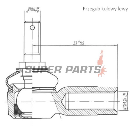 Външен кормилен накрайник -4 RIDE- Honda TRX 250-700 1986-2014, Kawasaki KVF 650/750 2005-2017