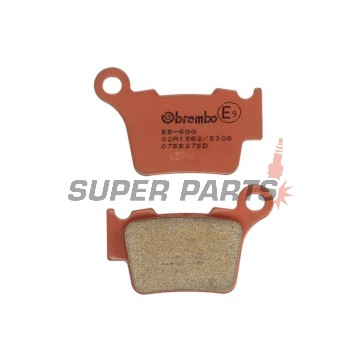 Накладки -BREMBO- 07BB27SD, KTM EXC / EXC-R 450 (2008-2011)