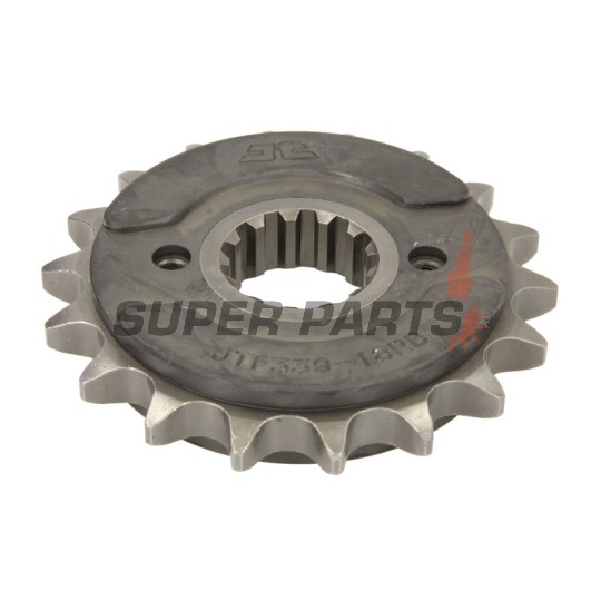 Преден пиньон -JT- JTF339,18RB, 18 зъба, с гумен демпфер, Honda CB 1000 1993-1998, CB 100 1974, 1976, CB 1100 1981-1983, 2000-2003, 2013-2015, CB 1300 1997-1999, 2003-2013, CB 750 1978-1984, CB 900 1979-1982, CBR 1000 1987-2000, CBR 1100 1996-2008