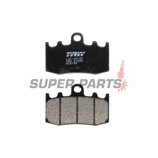 Накладки -TRW- MCB748, BMW HP2 Megamoto 1200, K1200RS/GT/S/LT, K1300S/GT, R850RT/R, R1100S, R1150GS/RT/R, R1200GS/Adventure/RT/R/ST/S LC - 2000-2015