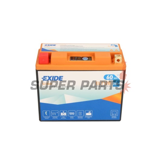 Акумулатор -EXIDE- ELT12B, 60Wh (5Ah), 12V, Lithium-ion