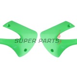 Предни странични пластмаси -POLISPORT- зелени, KAWASAKI KX 85 2001-2013