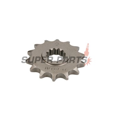 Преден пиньон -JT- JTF1907,14, 14 зъба, Husqvarna TC 85 2014-2017, KTM SX 105 2007-2011, SX 85 2004-2017, XC 105 2004-2011, XC 85 2003-2013