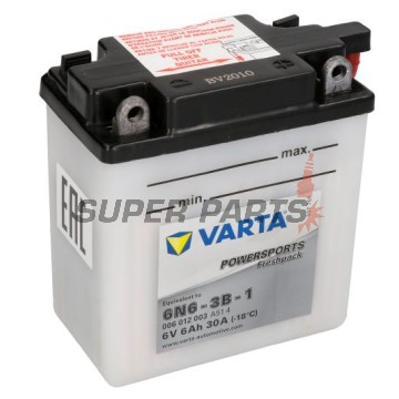 Акумулатор -VARTA- 6N6-3B-1, 6Ah 6.0V