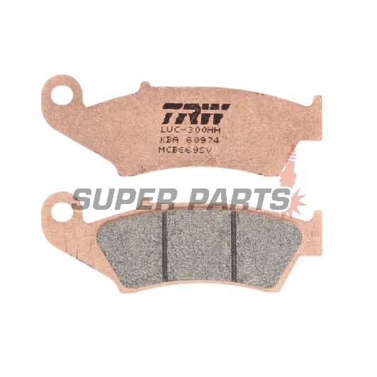 Накладки -TRW- MCB669SV, Aprilia MXV/RXV, Beta RR, Gas Gas EC/FSE/FSR/MC, Honda CR/CRF/XR/XL, Kawasaki KDX/KLX/KX, Suzuki DR-Z/RM/RM-Z, Yamaha WR/YZ/XT (1993-2020)