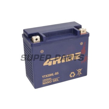 Акумулатор -4 RIDE- YTX20HL-BS 4RIDE GEL, 20Ah 12V