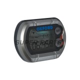 Дигитален часовник за мотор -OXFORD- DigiClock, черен/сребрист