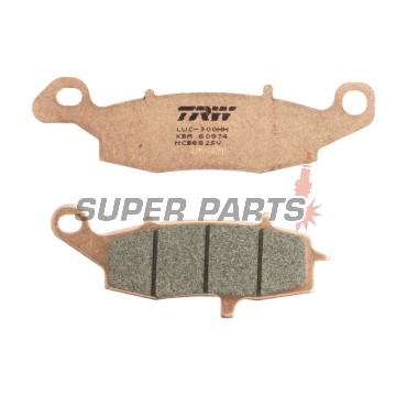Накладки -TRW- MCB682SV, Kawasaki ER-5/ER-6, Versys, KLR, GPZ, Vulcan, Z750, Zephyr, ZR-7; Suzuki V-Strom, Bandit, GSX, GSR, SV650, Gladius, Intruder
