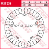 Спирачен диск -TRW- MST239, 305mm, BMW K1200RS / GT / LT + R850R + R1100GS / S + R1150GS + R1200C / CL (1995-2004)