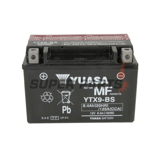 Акумулатор -YUASA- YTX9-BS, 8Ah 12V