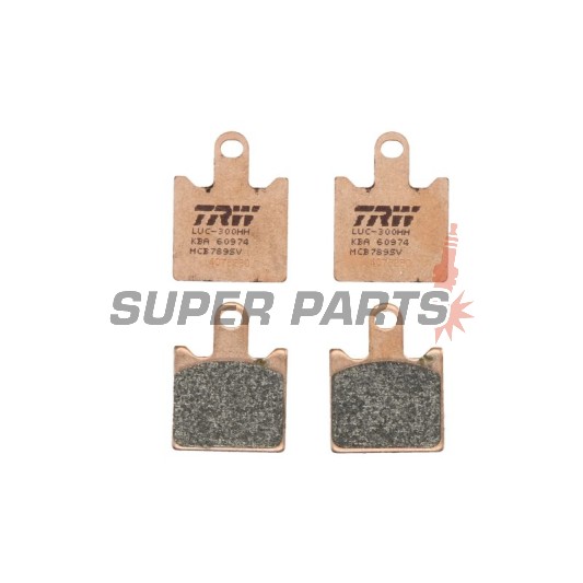 Накладки -TRW- MCB789SV, Kawasaki GTR1400 / Z750R-Z1000 / ZG1400 Concours / ZX-14R / ZX-6R 600-636 / ZZR1200-1400 (2002-2018)