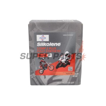 2-тактово масло -SILKOLENE- COMP PLUS, 2T, пълна синтетика + естер, 4L CUBE