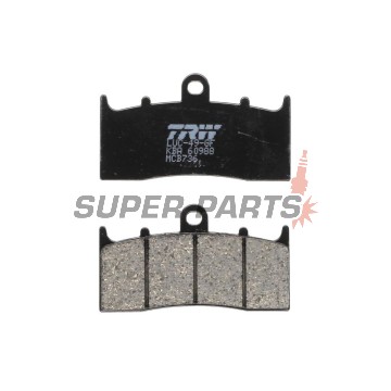 Накладки -TRW- MCB736, BMW K, R series - K1200/1300/1600 GT, GTL, LT, R, Sport; R850/1100/1150/1200 R, RS, RT, GS, Rockster, CL - 2000-2018