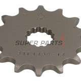 Преден пиньон -JT- JTF1439,14, 14 зъба, Suzuki GSF 250 1990-1994, GSX-R 250 1989, LT 160 1989-2001, 2003-2004, LT-F 160 1991-2004