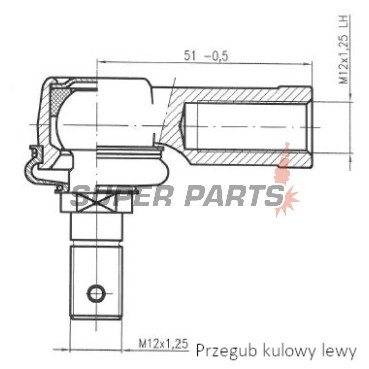 Външен кормилен накрайник -4 RIDE- Yamaha YFM 400/450/850 2005-2012