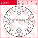 Спирачен диск -TRW- MST398, 256mm, Honda VFR750F / VFR800F V-Tech + Piaggio Beverly 125-500 / Carnaby 125-300 / X8 150-400 / X9 500 (1990-2013)