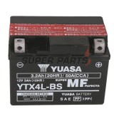 Акумулатор -YUASA- YTX4L-BS, 3Ah 12V