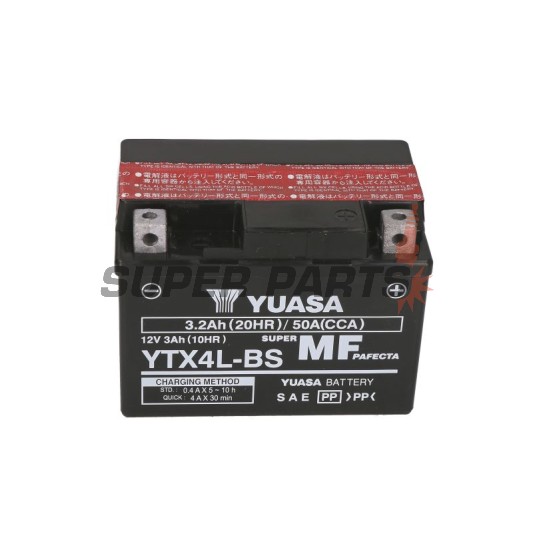 Акумулатор -YUASA- YTX4L-BS, 3Ah 12V