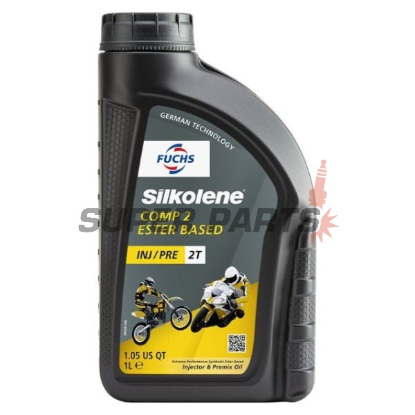 2-тактово масло -SILKOLENE- COMP, 2T, пълна синтетика + естер, 1L