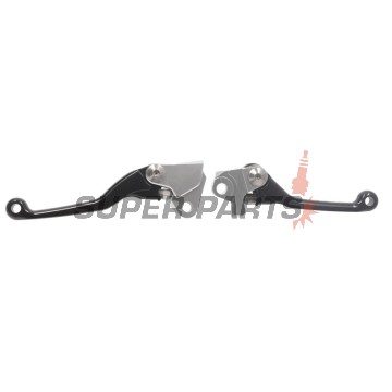 Ръчки комплект -ZAP TECHNIX- сгъваеми, черни, Kawasaki KX250F 2013-2020 / KX450F 2013-2018