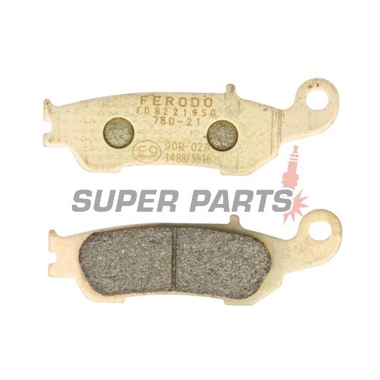 Накладки -FERODO- FDB2219SG, Yamaha WR 250F/450F (2015-2020), YZ 125/250/250F/450F/FX/X (2007-2020)