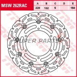 Спирачен диск -TRW- MSW262RAC, 320mm, Yamaha FJR 1300/A/AE/AS/ES/P (2003-2017) / MT-01 1700 (2004-2006) / XVS 950A Midnight Star (2009-2015) / YZF 750R7 (1999-2001)