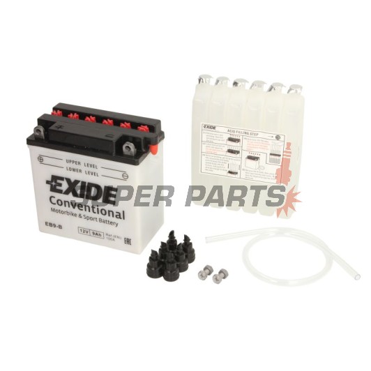 Акумулатор -EXIDE- YB9-B, 9Ah 12V