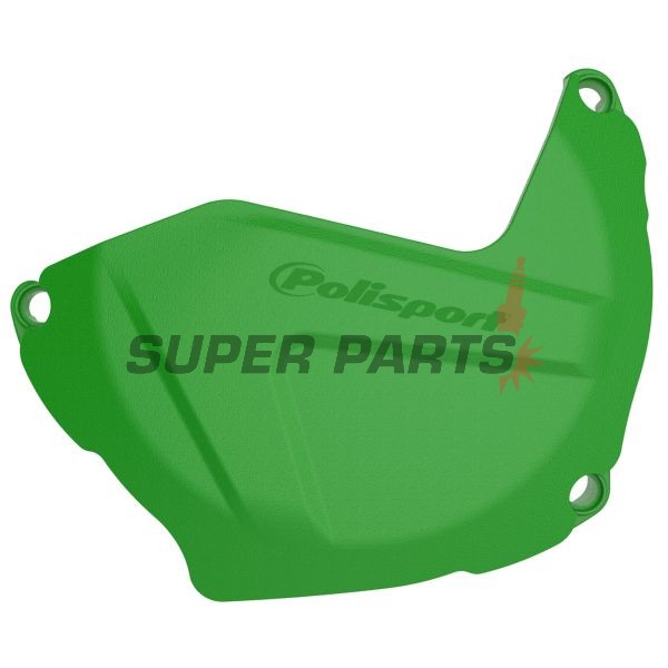 Предпазител за капак на съединителя -POLISPORT- зелен, KAWASAKI KX 250 2009-2020