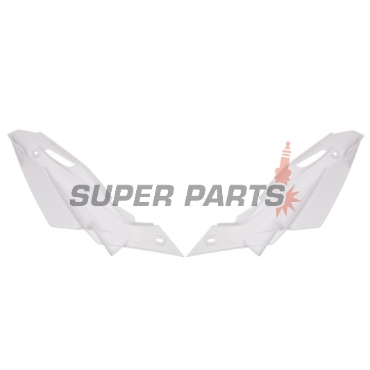 Задни странични пластмаси -POLISPORT- бели, HUSQVARNA TC, TE 250-510 2008-2011