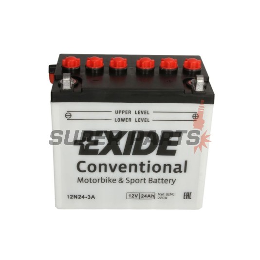 Акумулатор -EXIDE- 12N24-3A, 24Ah 12V