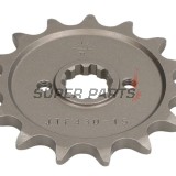 Преден пиньон -JT- JTF430,15, 15 зъба, Kawasaki KX 250 2004-2005, Suzuki GS 300 1982-1985, GSX 250 1982-1983, GT 250 1979-1985, RM-Z 250 2004-2006