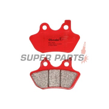 Накладки -BREMBO- 07HD16SA, Harley-Davidson Road King/Electra Glide/Street Glide/Road Glide, Softail/Fat Boy/Heritage, Dyna Super Glide/Low Rider/Wide Glide, Sportster 883/1200, V-Rod