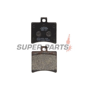 Накладки -FERODO- FDB2090P, Aprilia Atlantic 125-500, Leonardo 250-300, RS 125, SR 50, Scarabeo 50-500, Sportcity 125-300, Benelli Velvet 125-250, Beta Eikon 50-150, Malaguti F18 125, Madison 125-500, Password 250, Phantom Max 125-200, Spider Max 500, MBK