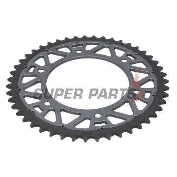 Заден пиньон -JT- JTX210,47GR, 47 зъба, сив, хибриден, Betamotor RR 125 2018-2021, RR 250 2013-2021, RR 400 2013-2016, RR 450 2013-2014, Honda CR 125 1983-2007, CR 250 1984-2008, CR 500 1984-2001, CRF 150 2003-2018, CRF 230 2003-2017