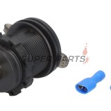 USB адаптер -4 RIDE- 12V, 2xUSB (1A + 2.1A), 2 пина - универсален